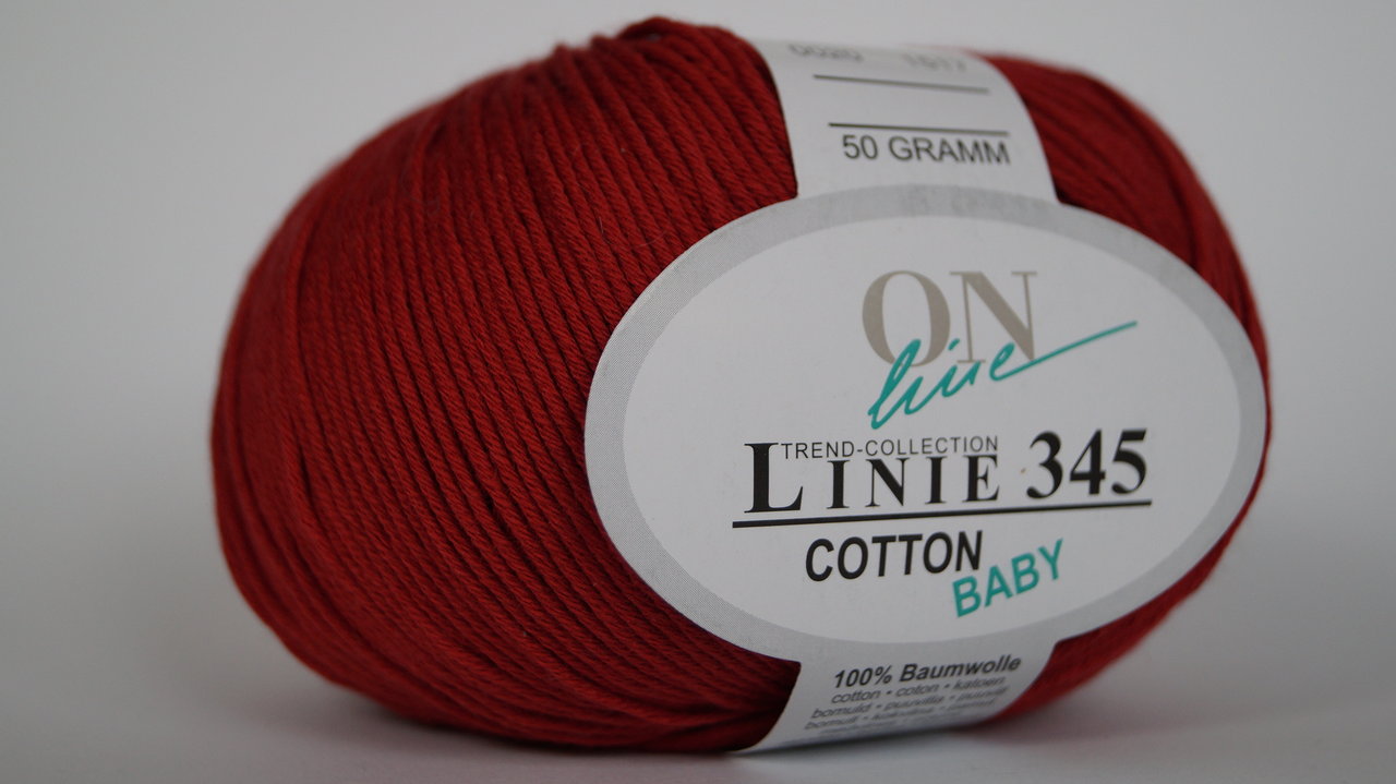  Cotton Baby: Farbe 20 rostrot - 50g
