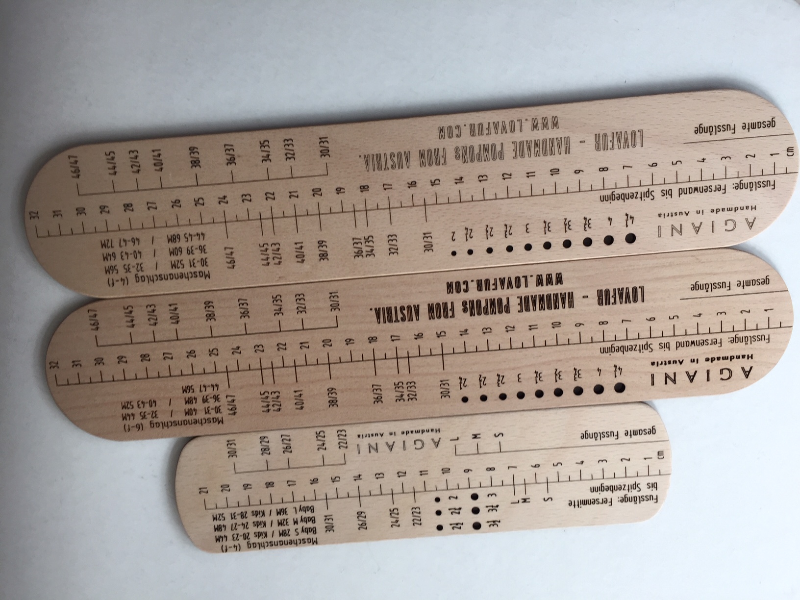 Lovafur Sockenlineal, Sockenbrett 8-fach