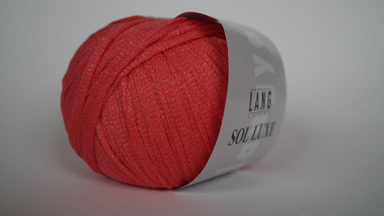 Sol-Luxe: Farbe 29 korallrot - 50g
