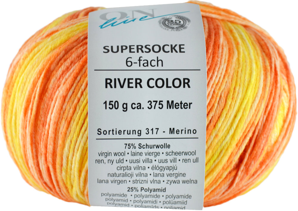 ONline Supersocke 6-fach River Color
