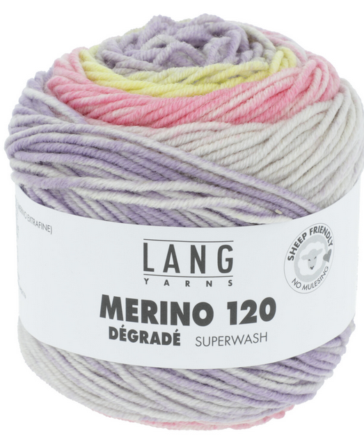 Lang Yarns Merino 120 Dégradé superwash