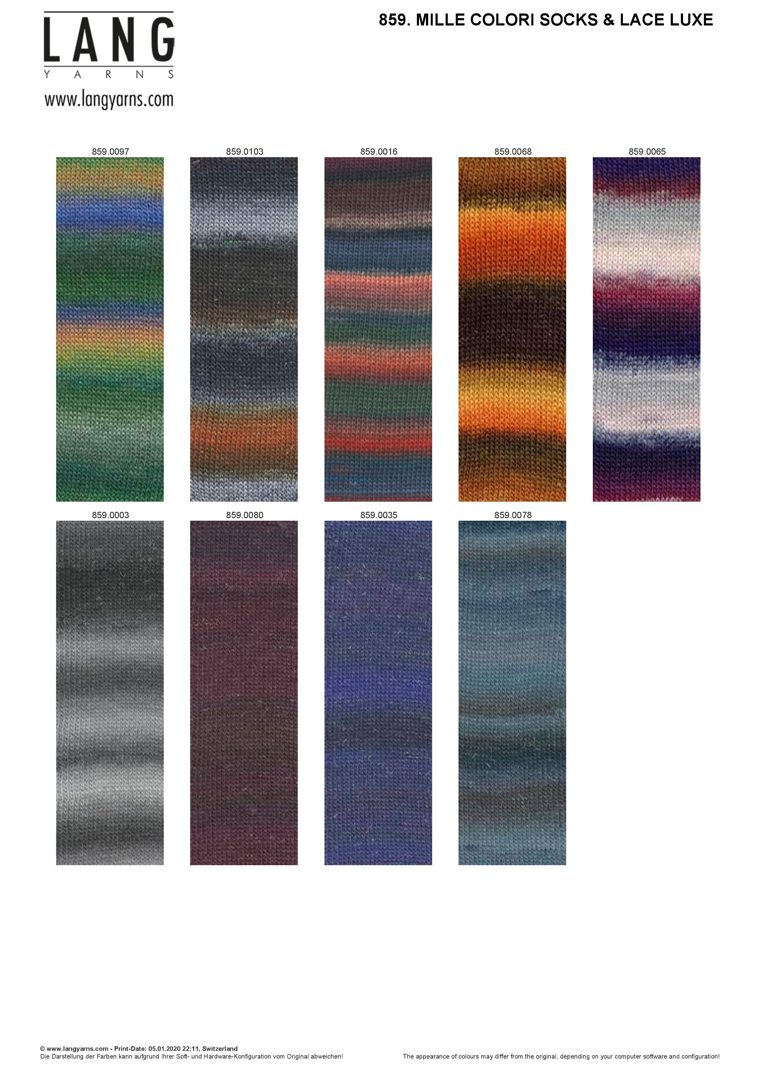 Lang Yarns Mille Colori Socks & Lace Luxe