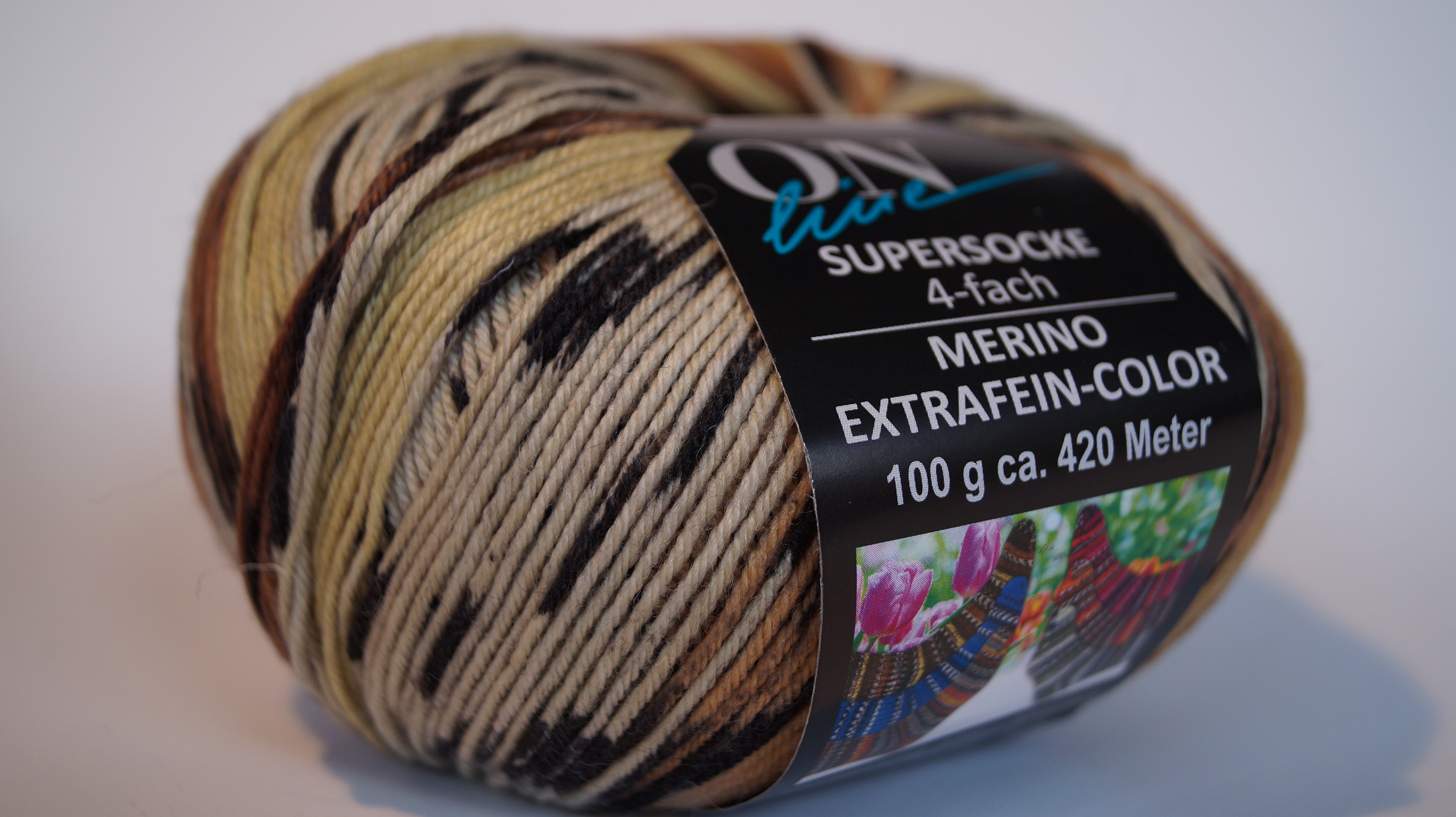 ONline Supersocke 4fach Merino Extrafein Color Sort 296