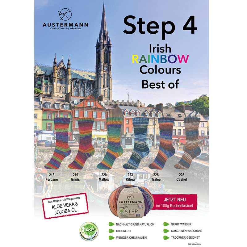 Austermann Step 4 Irish Rainbow best of Colours