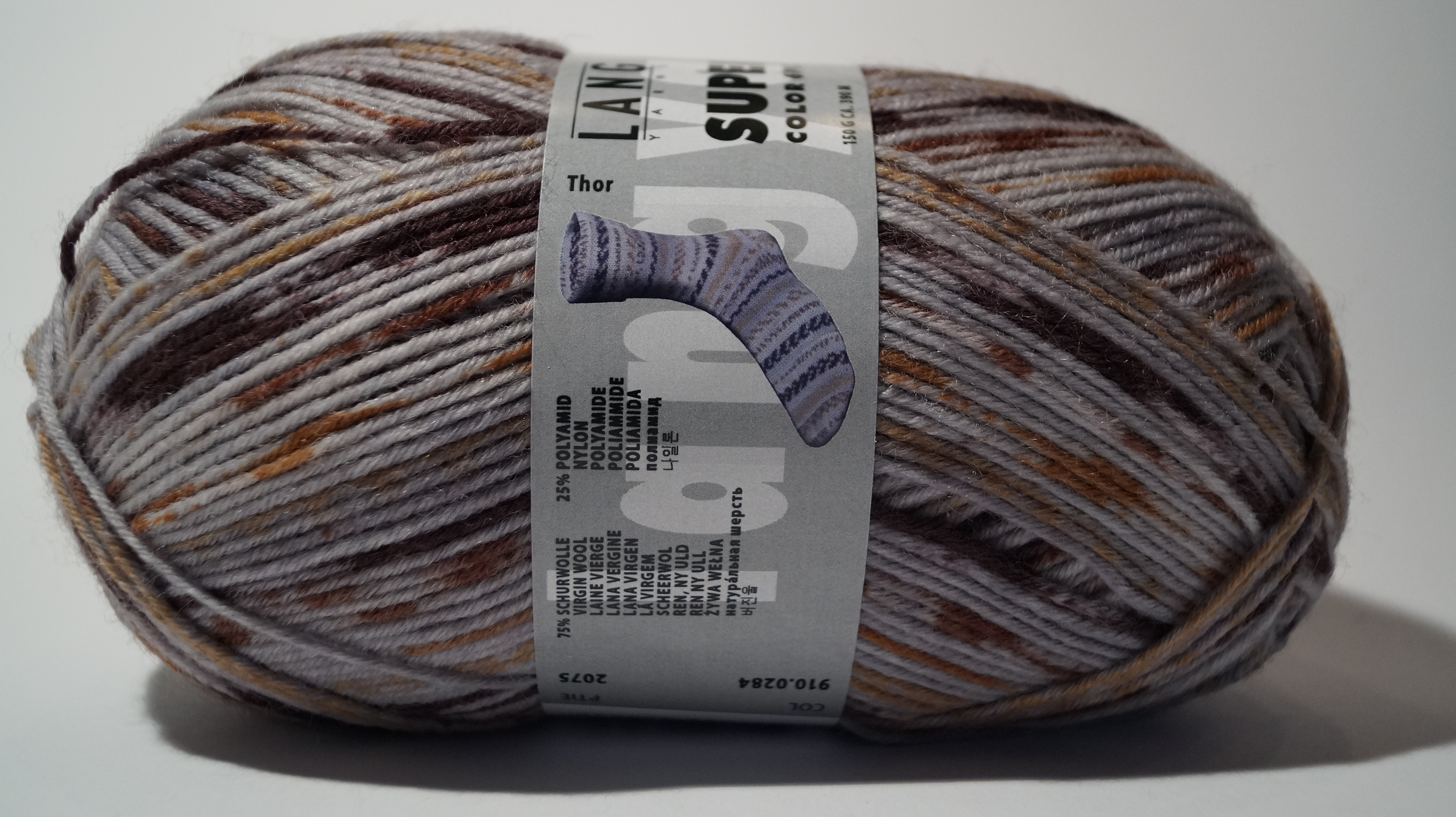 Lang Yarns Super Soxx Color 6ply Nordic Soxx