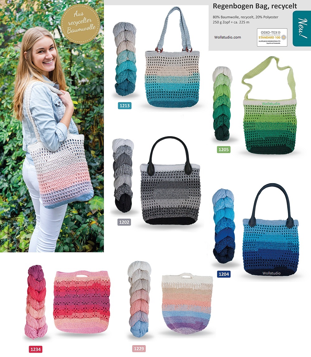 Rellana Regenbogen Bag, recycelt