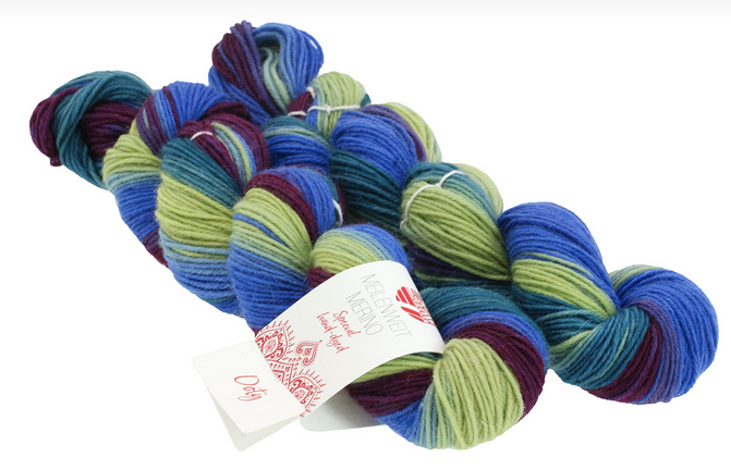 Lana Grossa Meilenweit 2 Stränge Merino hand-dyed 50g