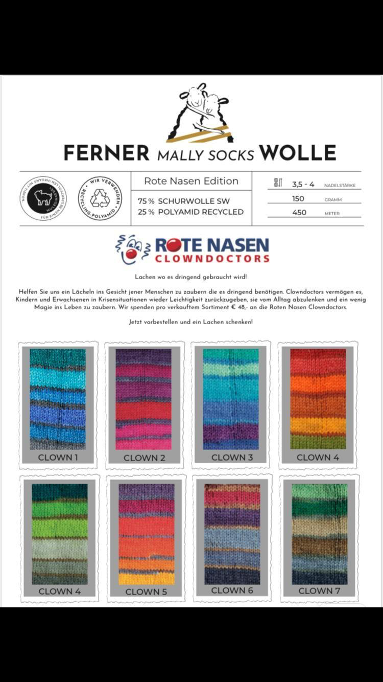 Ferner Mally Socks rote Nasen