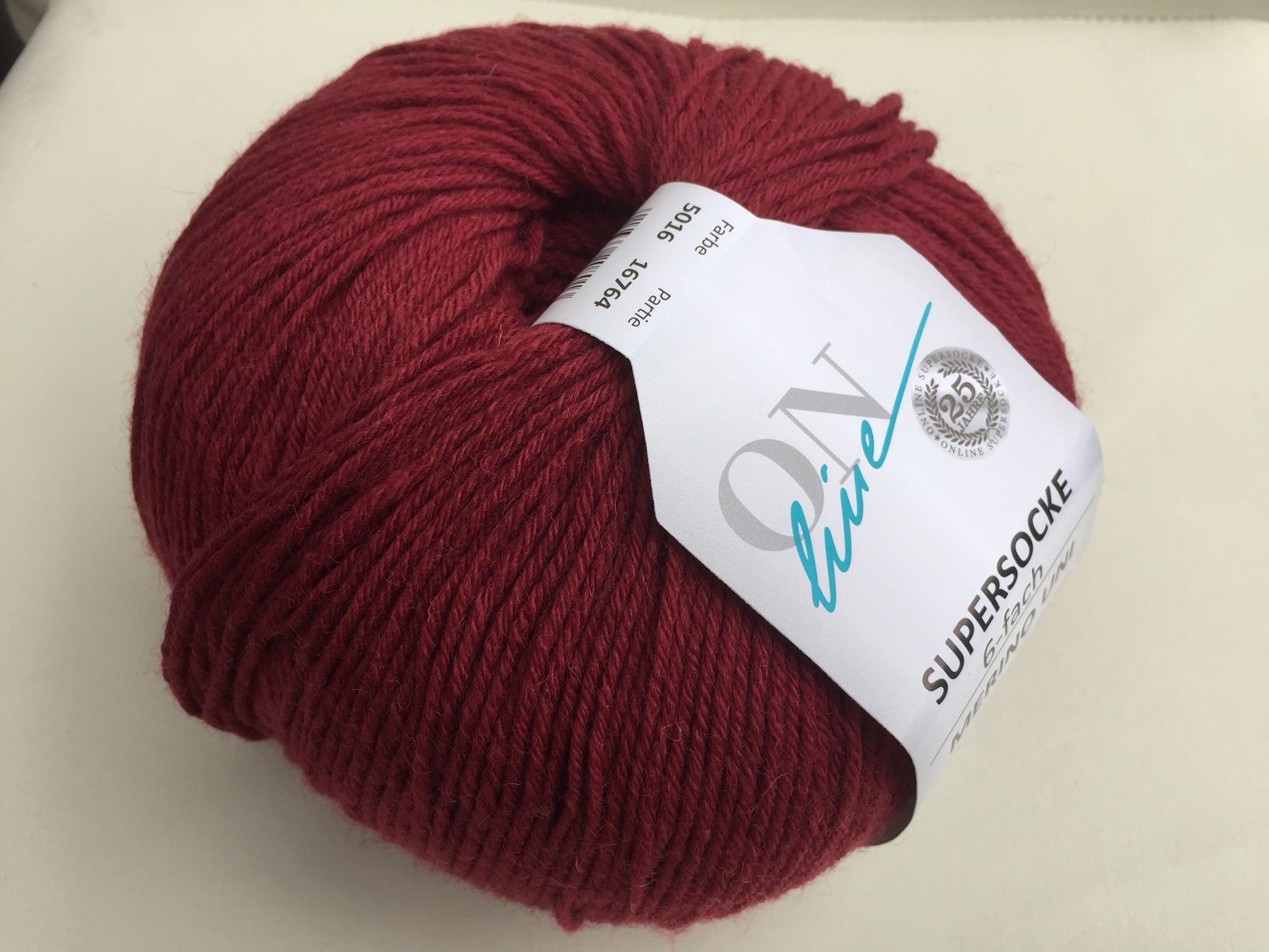 ONline Supersocke 6-fach Merino uni