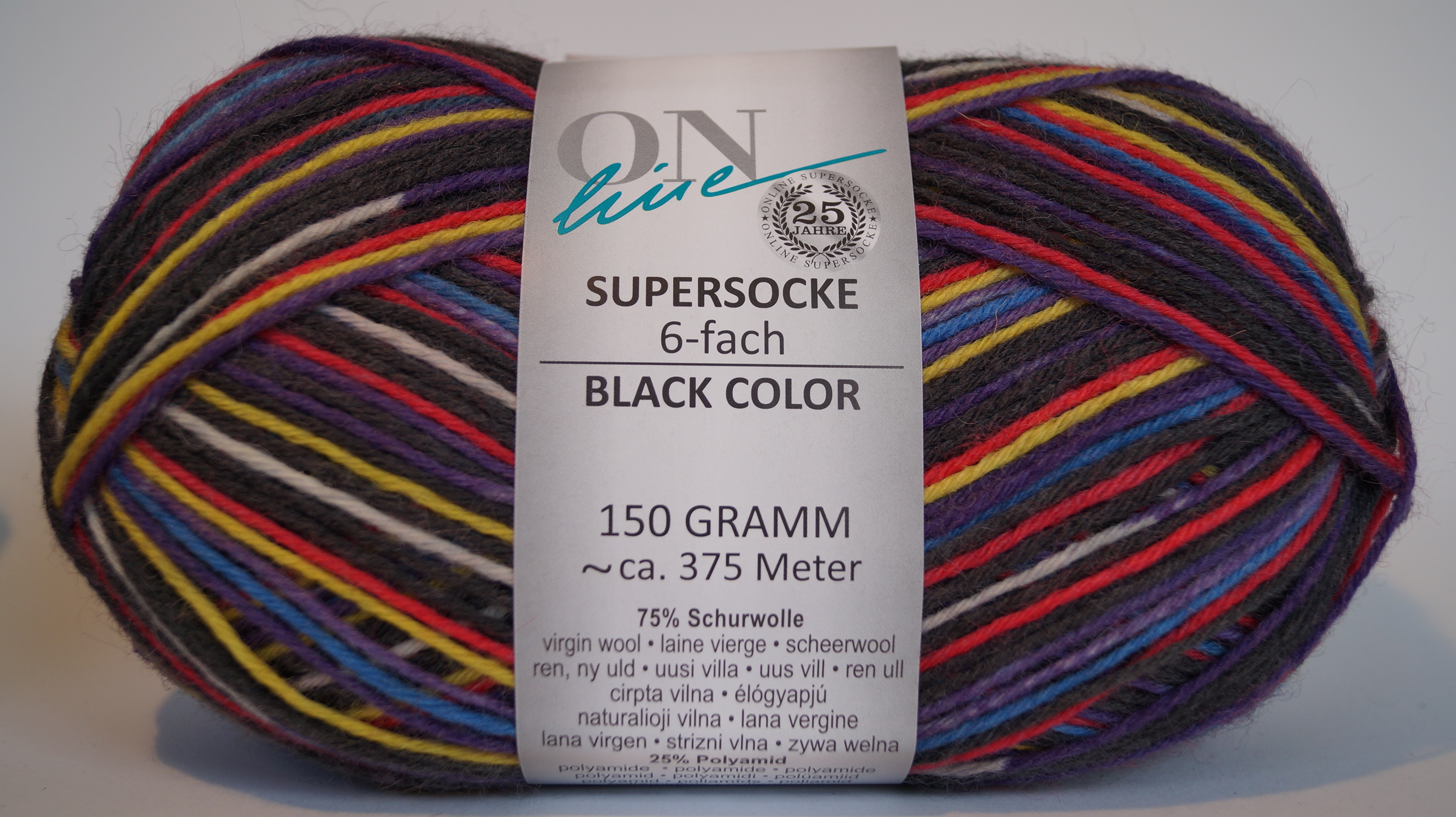 ONline Supersocke 6-fach Black Color