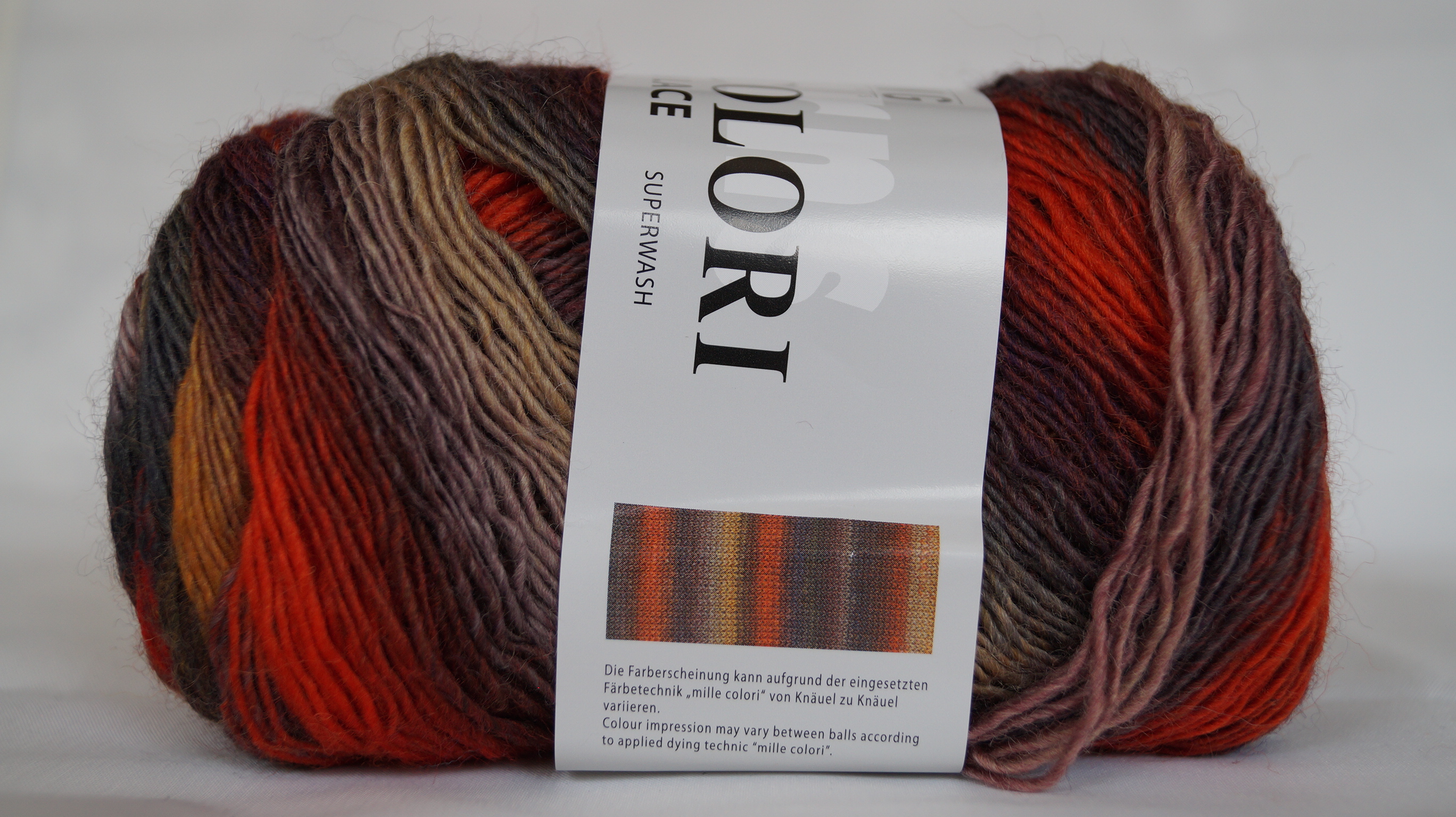 Lang Yarns Mille Colori Socks & Lace,  Farbe 075