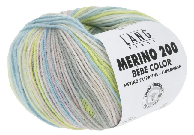 Lang Yarns Merino 200 Bébé Color