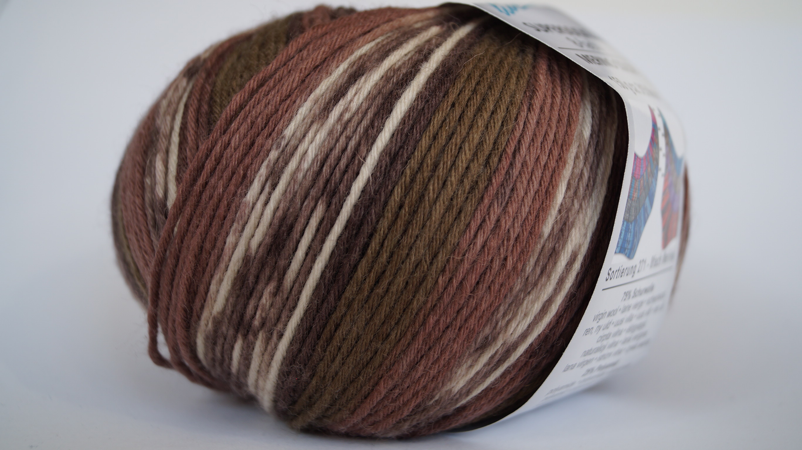 ONline Supersocke Sort 271 8-fach Merino Color