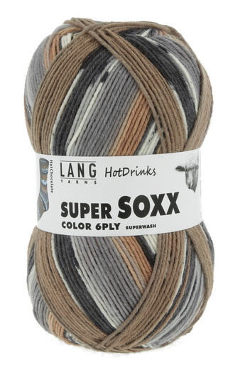 Lang Yarns Super Soxx Color 6ply Hot Drinks