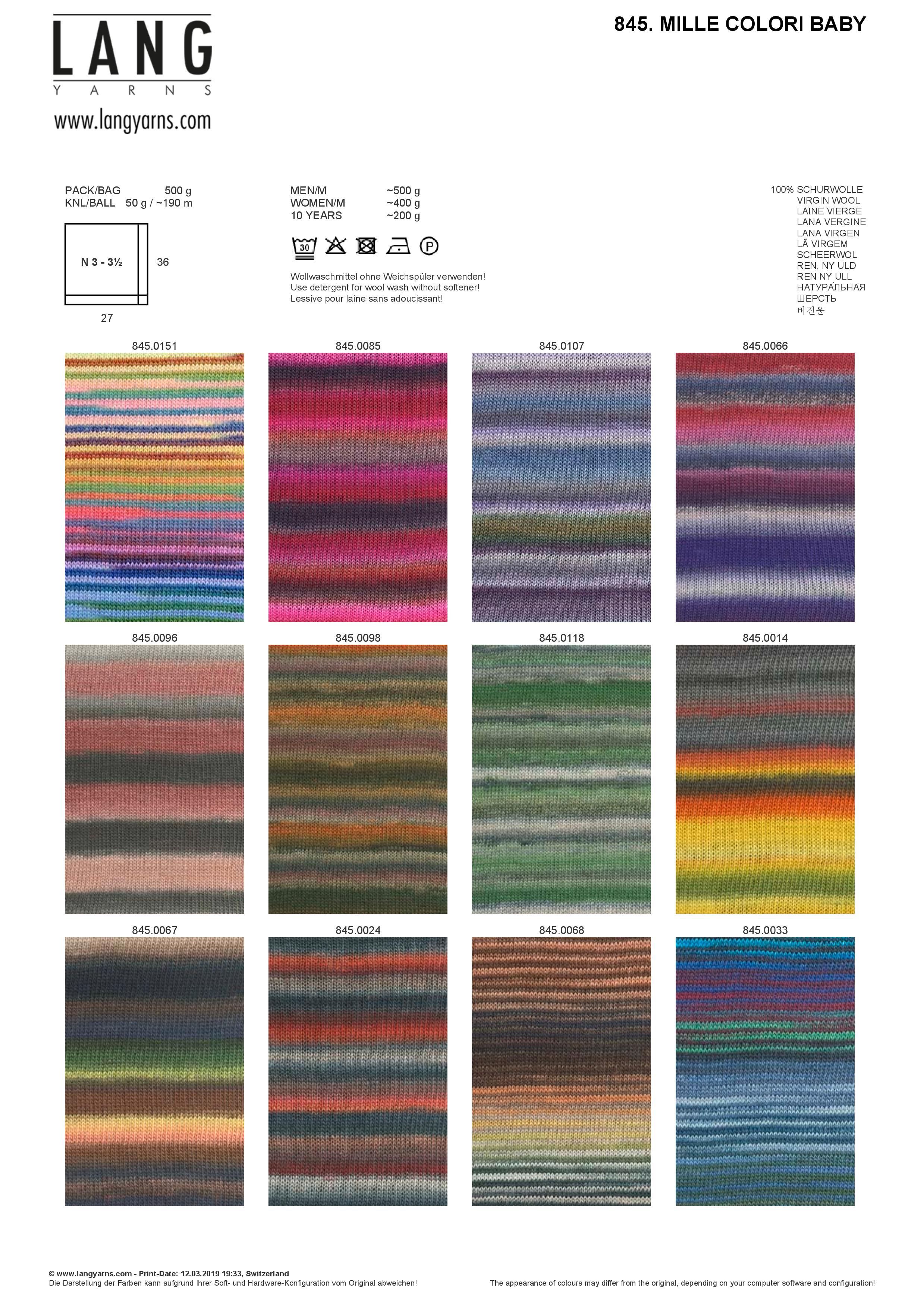 Lang Yarns Mille Colori Baby