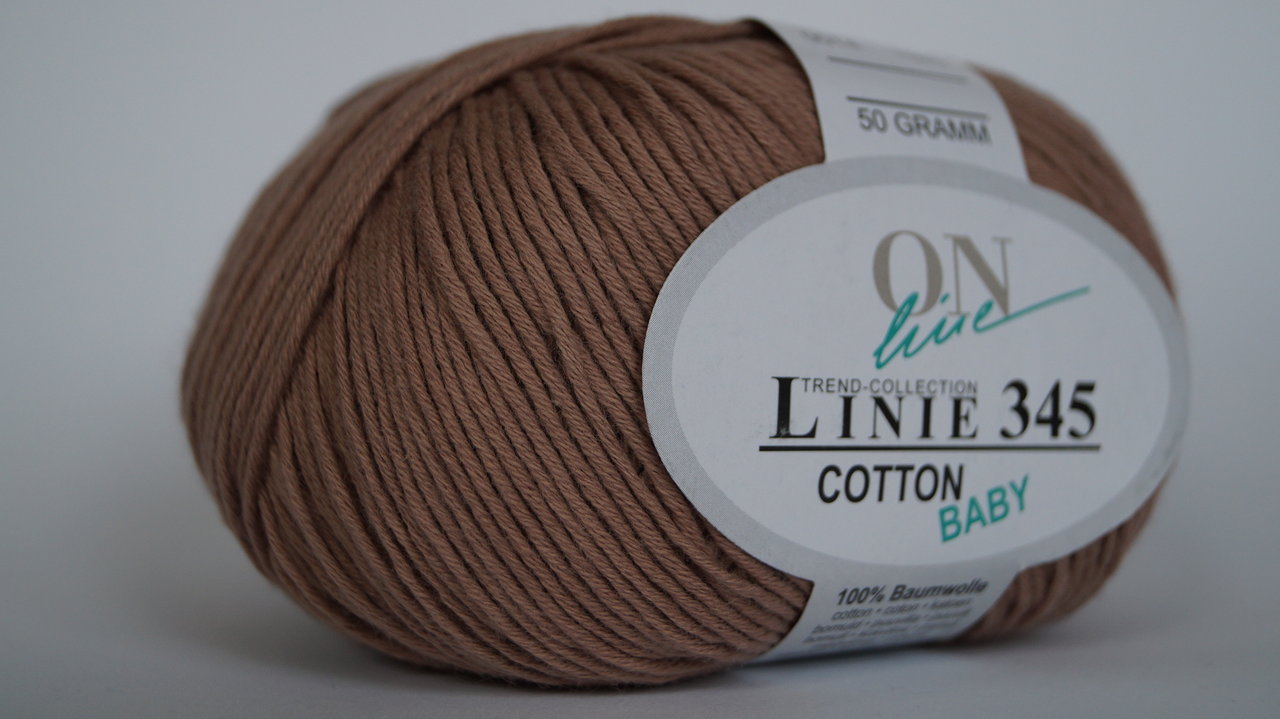  Cotton Baby: Farbe 14 hellbraun - 50g