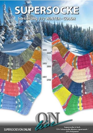 ONline Supersocke 6-fach Winter Color