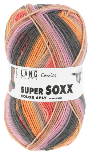 Lang Yarns Super Soxx Color 6ply Comics