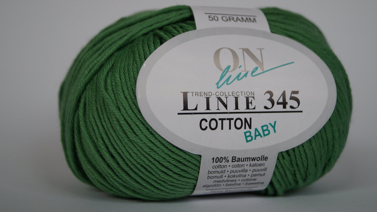  Cotton Baby: Farbe 24 grün - 50g