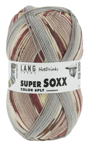 Lang Yarns Super Soxx Color 6ply Hot Drinks