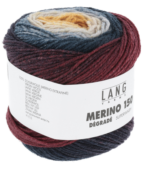 Lang Yarns Merino 150 Dégradé superwash