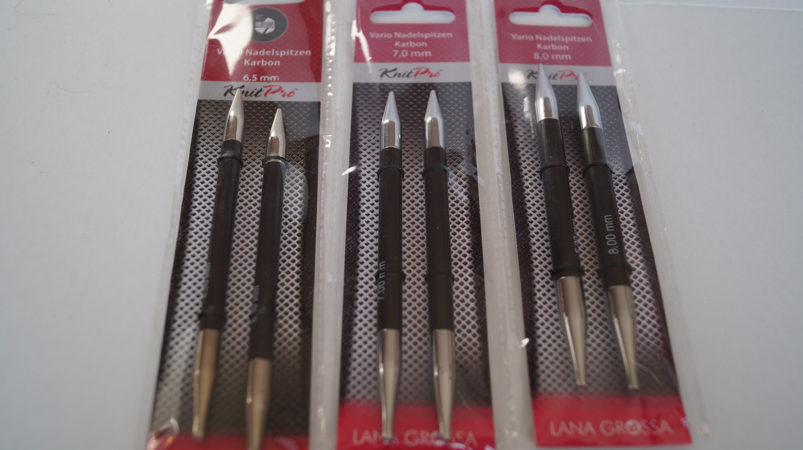 Lana Grossa Vario Nadelspitzen Karbon  8,0