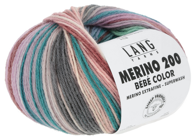 Lang Yarns Merino 200 Bébé Color