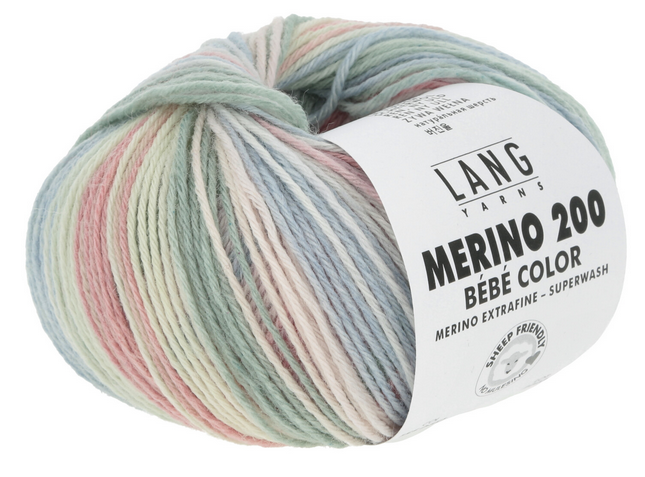 Lang Yarns Merino 200 Bébé Color