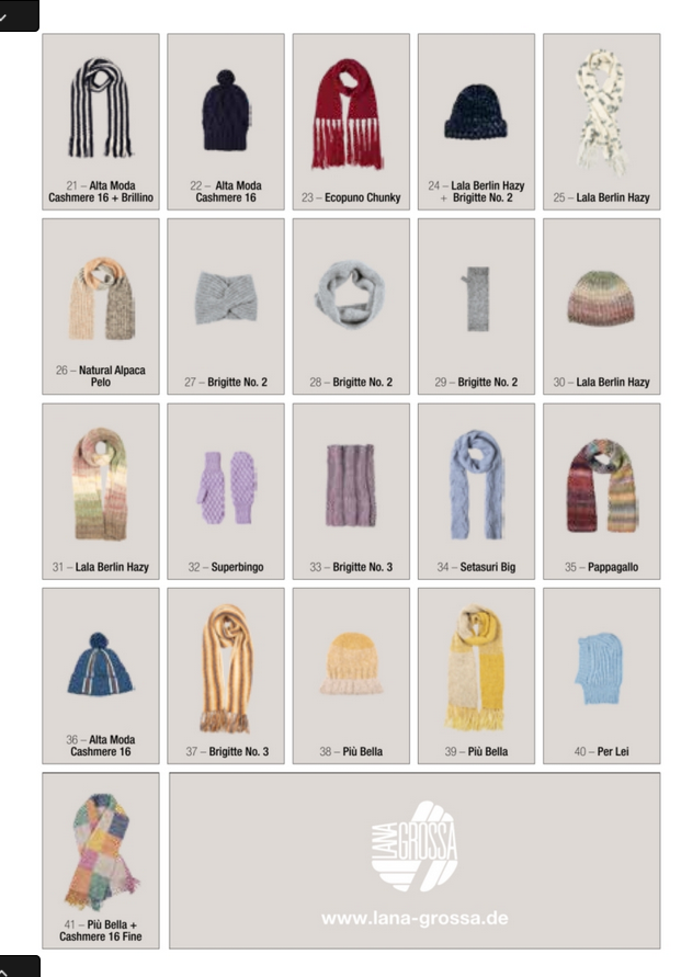 Lana Grossa Accessoires Ausgabe 22