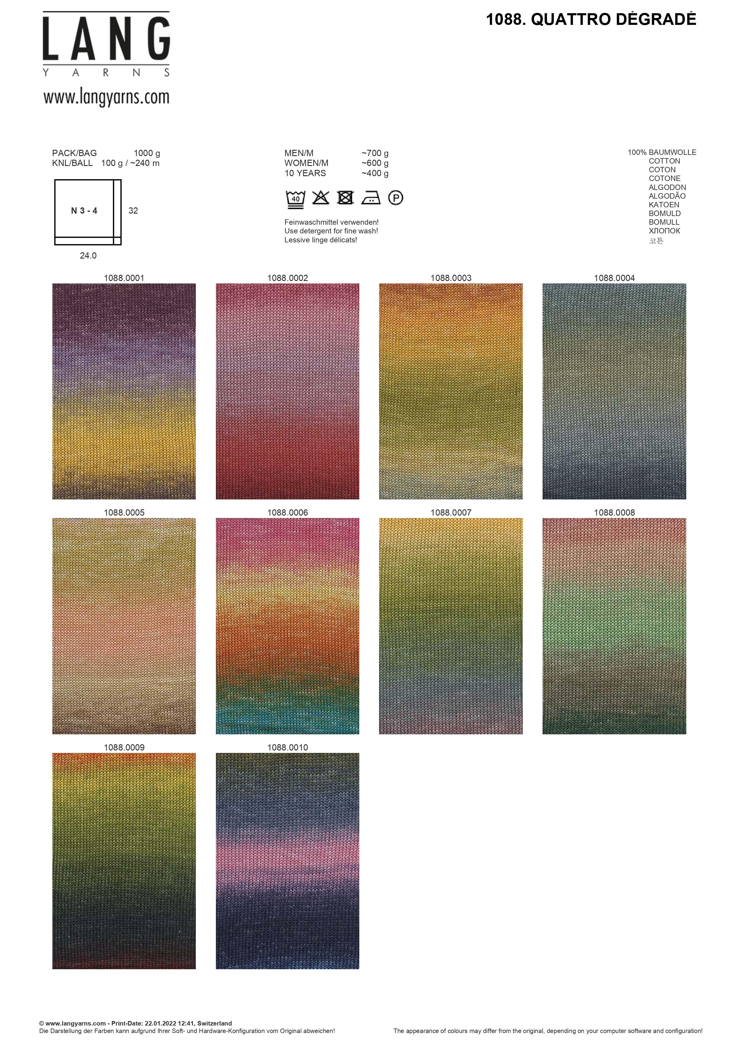 Lang Yarns Quattro Dégradé