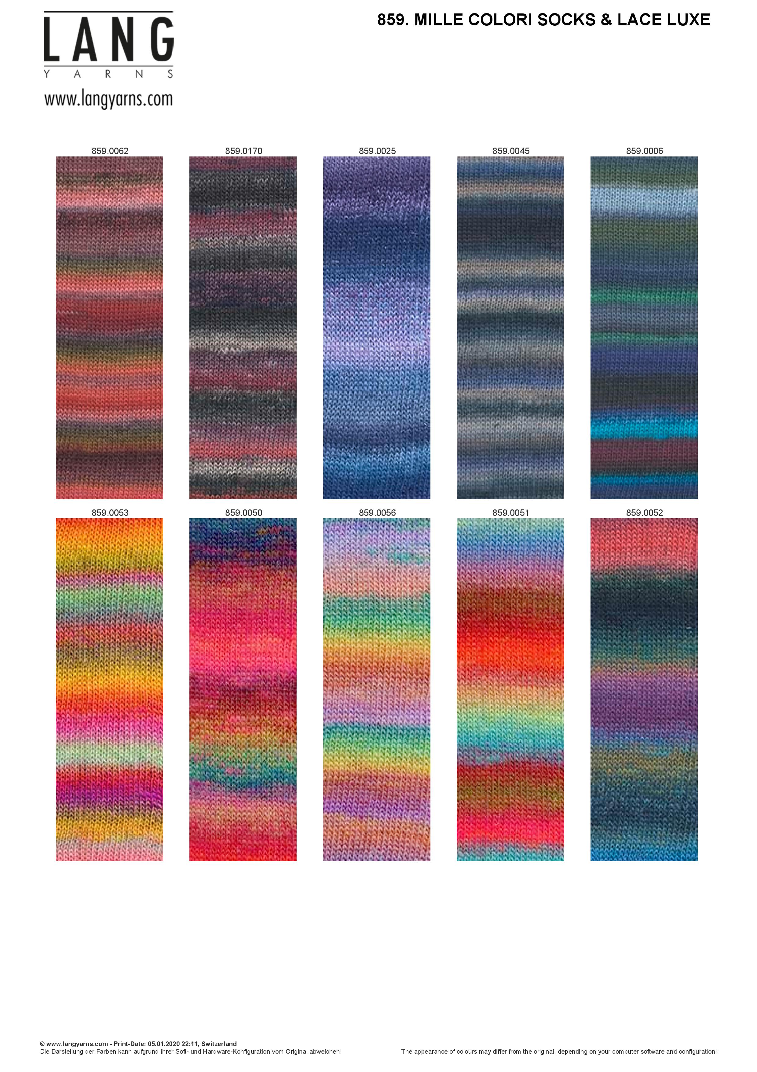 Lang Yarns Mille Colori Socks & Lace Luxe