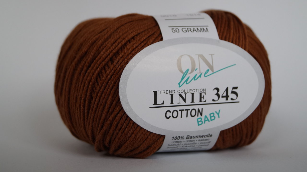  Cotton Baby: Farbe 15 braun - 50g