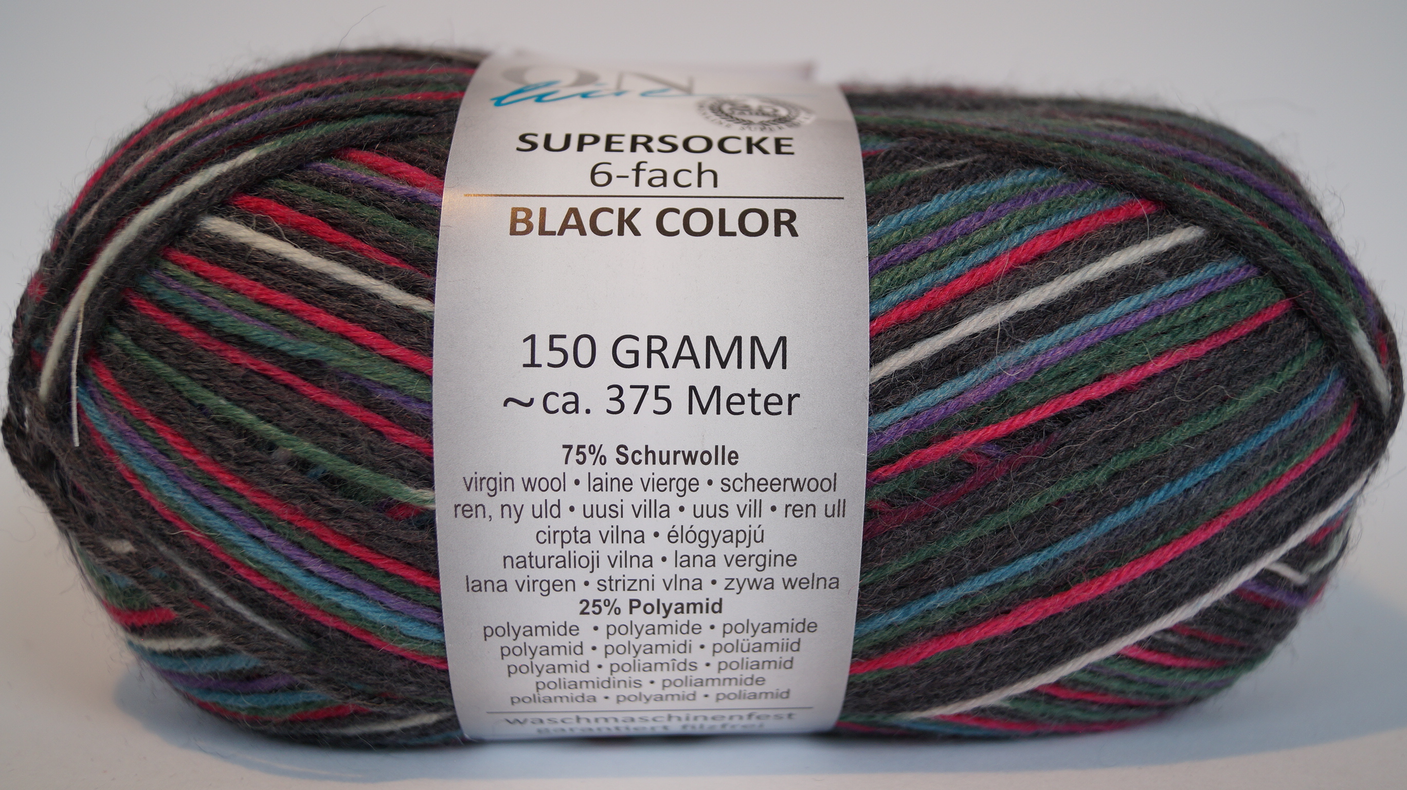 ONline Supersocke 6-fach Black Color