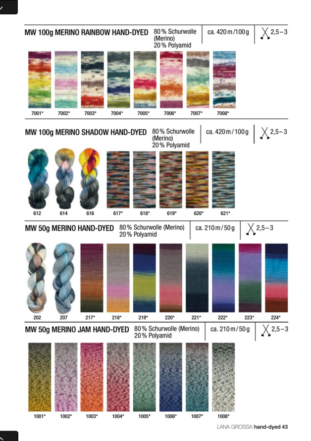 Lana Grossa  hand-dyed Ausgabe 05/22