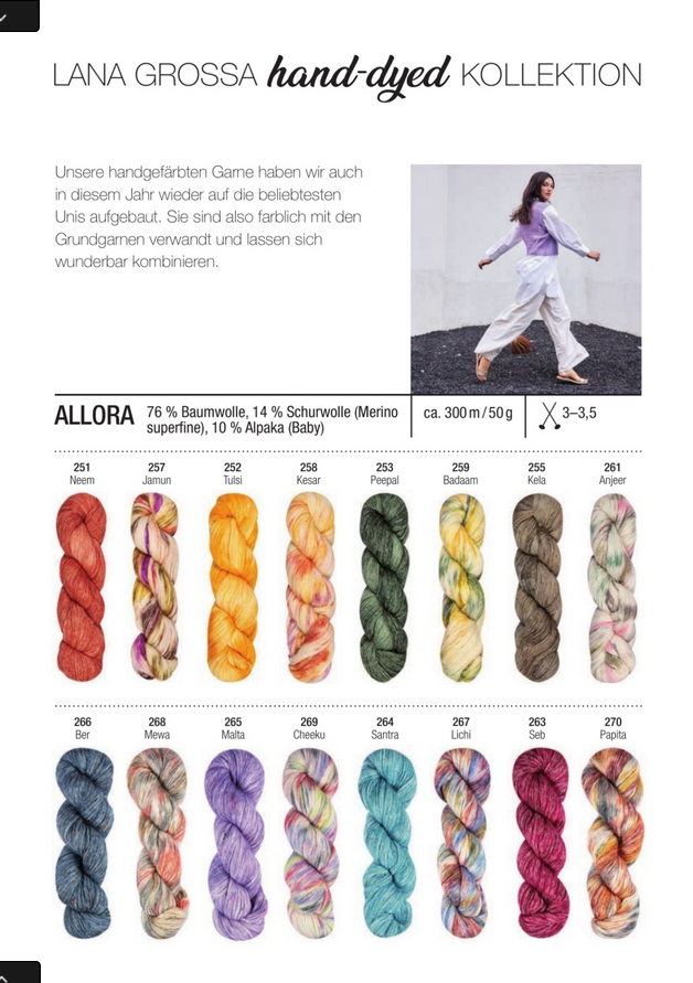 Lana Grossa  hand-dyed Ausgabe04/22