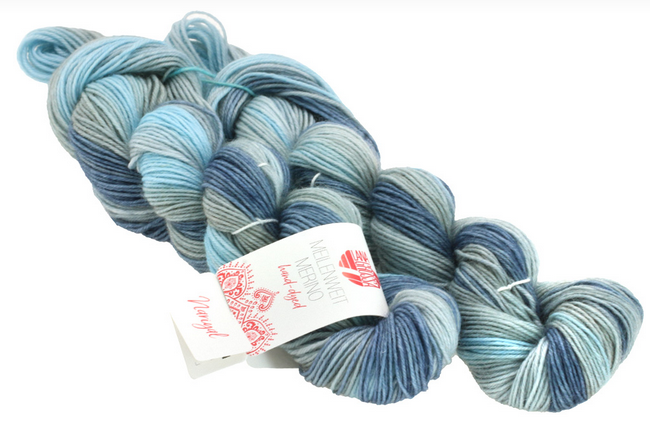 Lana Grossa Meilenweit 2 Stränge Merino hand-dyed 50g
