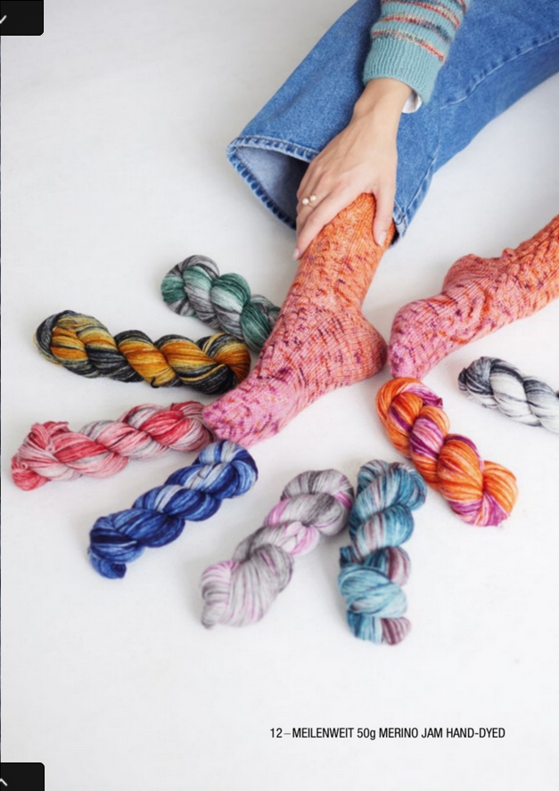 Lana Grossa Meilenweit 2 Stränge Merino hand-dyed JAM