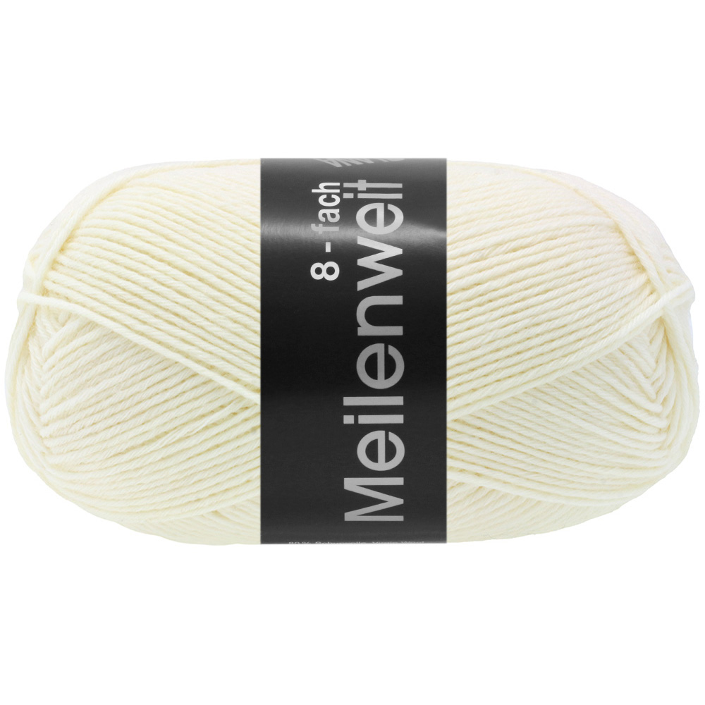Lana Grossa Meilenweit uni  8-fach 150g