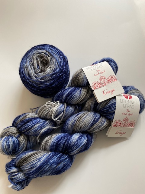 Lana Grossa Meilenweit 2 Stränge Merino hand-dyed JAM