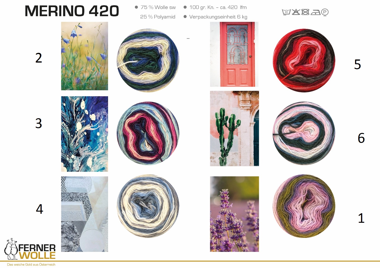 Ferner Wolle Merino 420